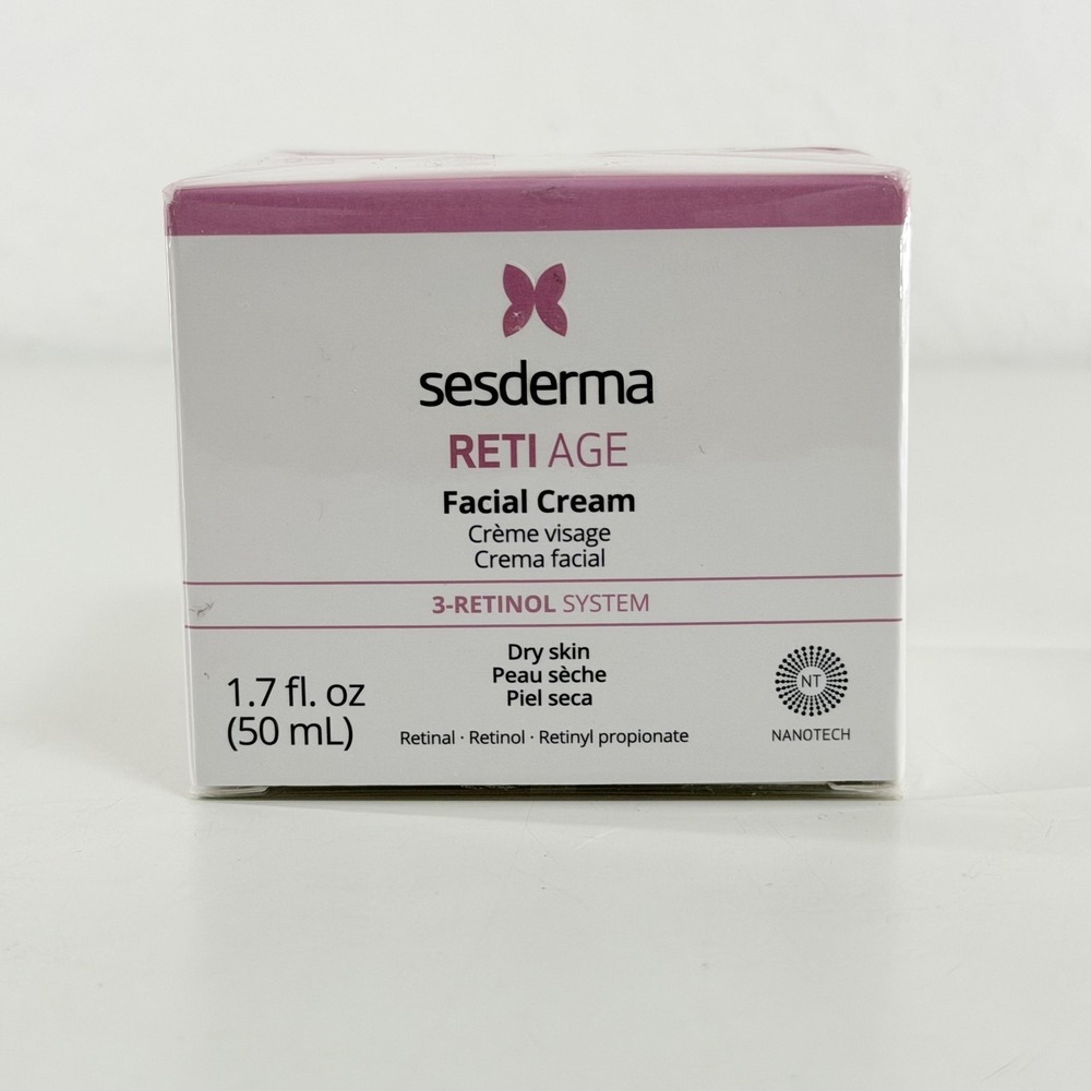 Sesderma Reti Age Facial Night Cream 1.7 Fl Oz 50mL Dry Skin Anti-Aging NEW